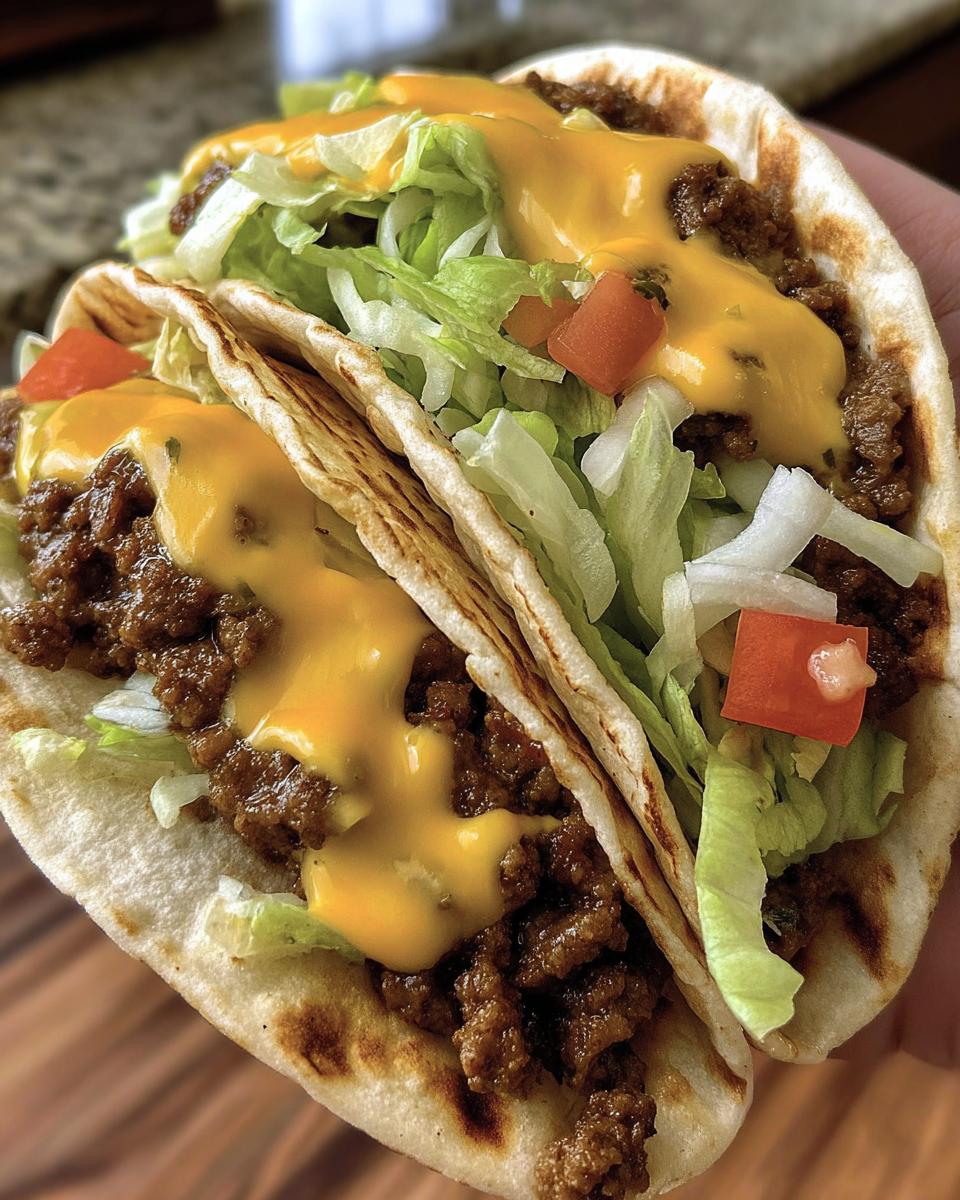 Tortilla Burgers (Smash Burger Tacos) - Detail 1