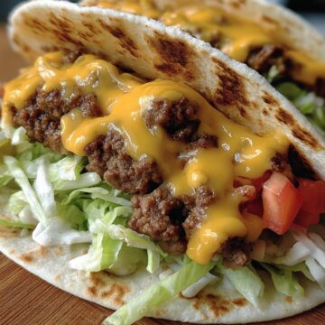 Tortilla Burgers (Smash Burger Tacos)