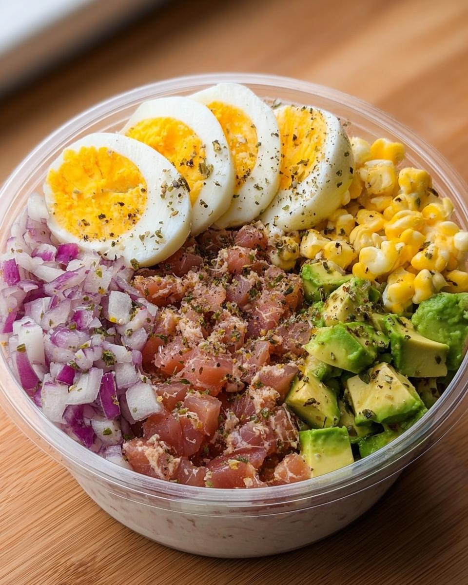 Tuna Egg Bowl With Avocado - Detail 1