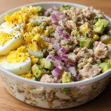 Tuna Egg Bowl With Avocado