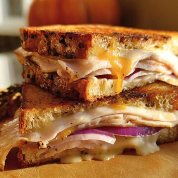Turkey Dijon Melt Sandwiches