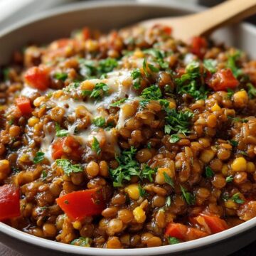 Vegetarian Mexican Lentils