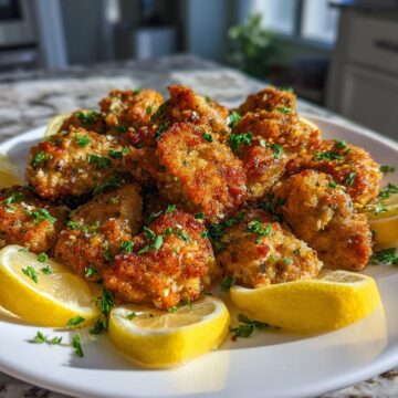 Zesty Air Fryer Lemon Chicken Bites