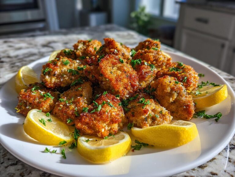 Zesty Air Fryer Lemon Chicken Bites